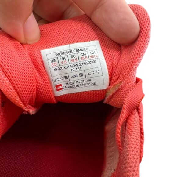The North Face Women's Orange Litewave Ampere Cradle Running Shoes Size 8.5 - Picture 6 of 9